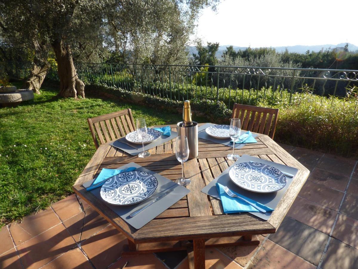 Apartment Cezanne With Heated Pool And Private Garden Chateauneuf-Grasse Luaran gambar