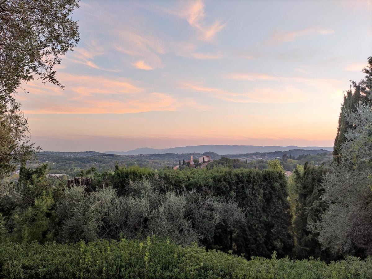 Apartment Cezanne With Heated Pool And Private Garden Chateauneuf-Grasse Luaran gambar